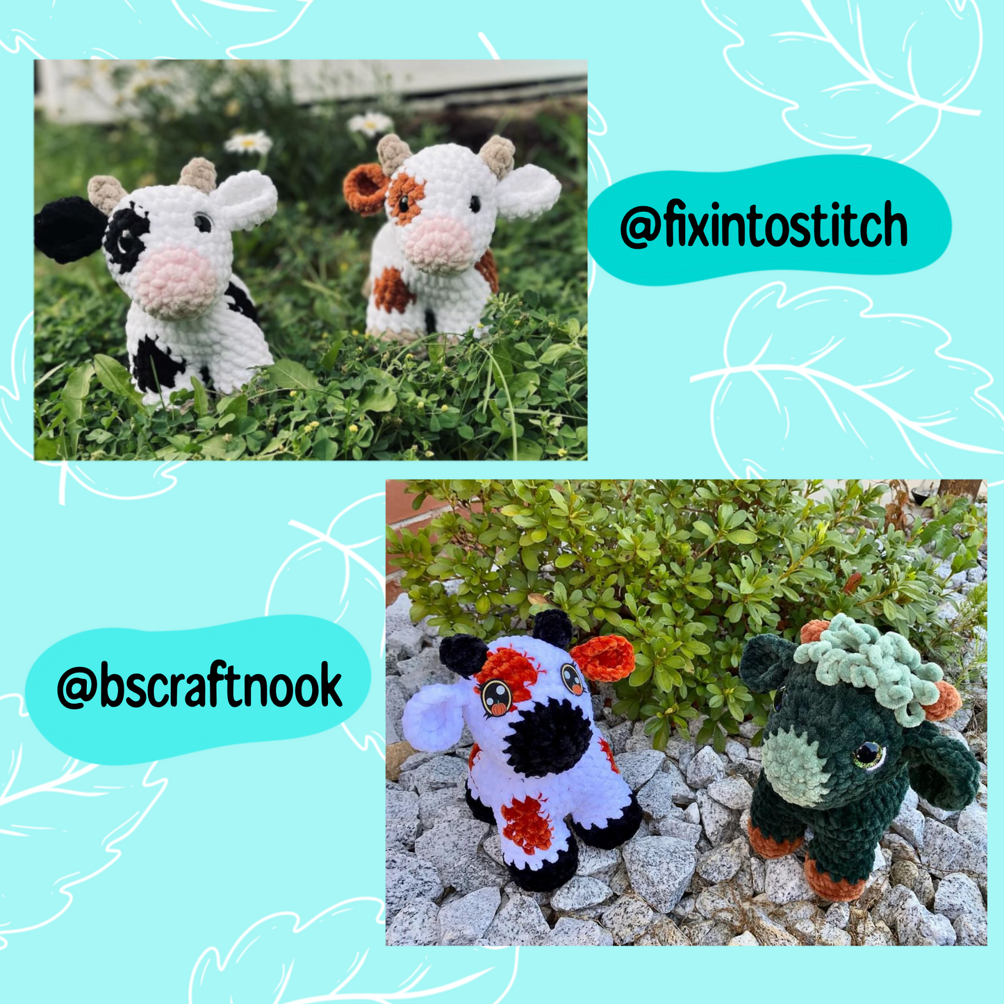 Baby cow pattern, highland cow crochet pattern, small cow crochet pattern, baby crochet cow, market crochet pattern, crochet farm animal