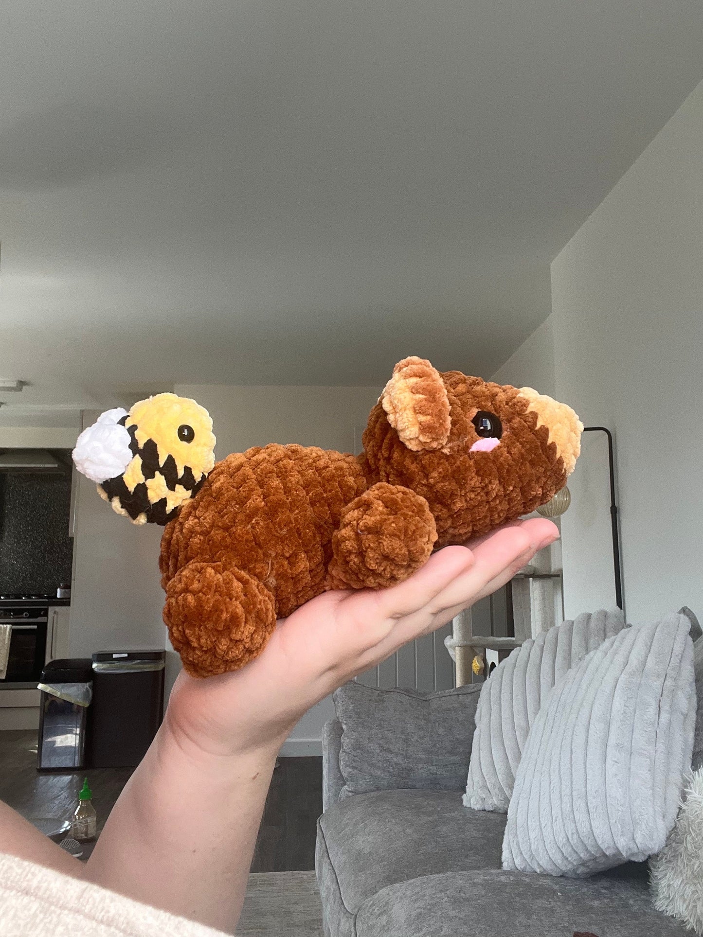 Stackimals bear crochet pattern, bumble bee bear pattern crochet, lilbeanstitches pattern, crochet tutorial, crochet instructions, bear