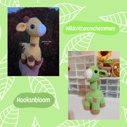Crochet giraffe pattern, crochet pattern, cute giraffe crochet, crochet tutorial, crochet giraffe plushie pattern, crochet pdf pattern